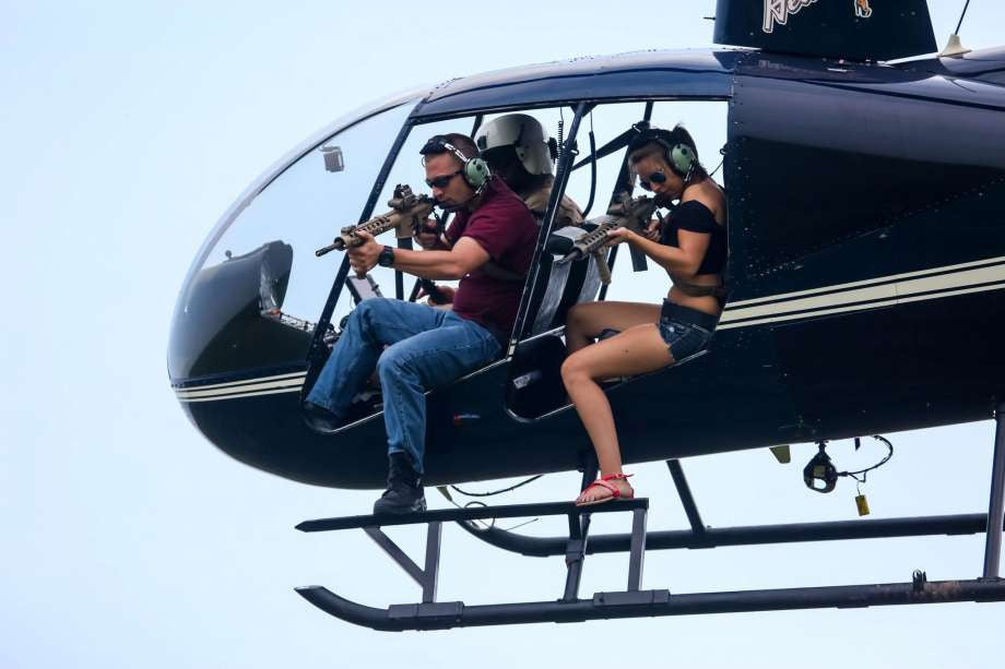 For $35,000, Texas Company Lets You Gun Down Feral Hogs with an M16 from a Helicopter