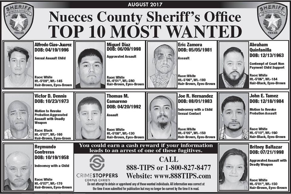 Selena Quintanilla's Brother One of Nueces County's Most Wanted
