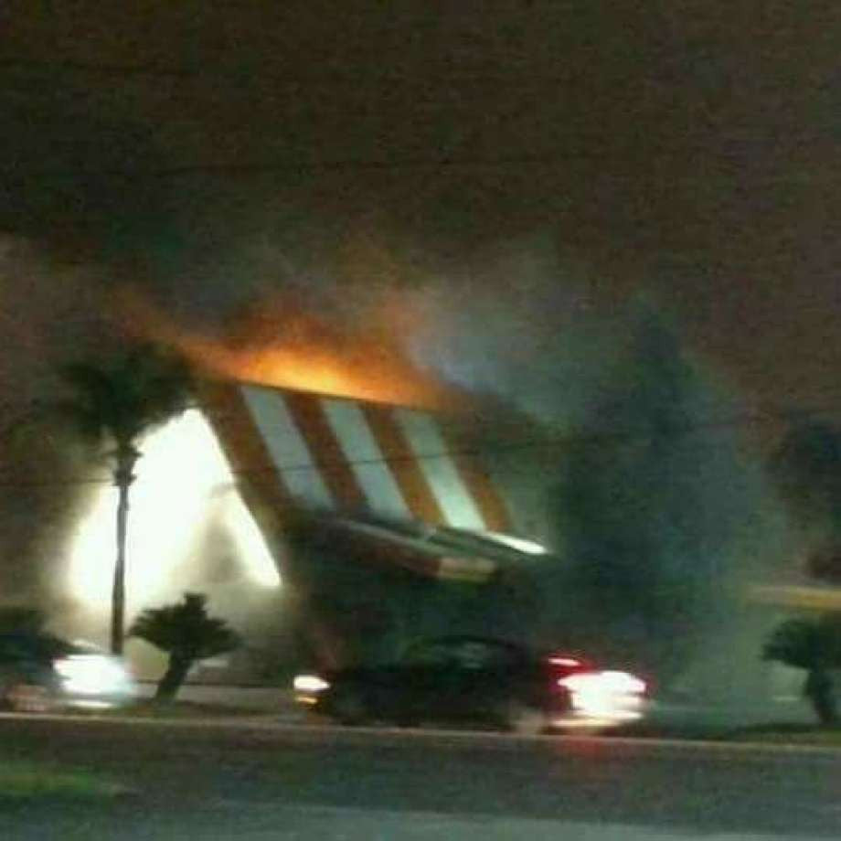 Houston-Area Community Mourns It's Burning Whataburger