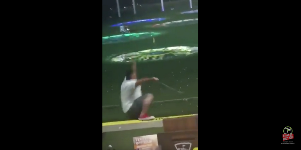 'Don't Drink Too Much and Golf': Texas Man Tumbles Off 2nd Story Topgolf Ledge on Video