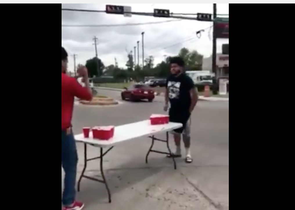 Pranksters Play Beer Pong in the Middle of Busy Houston Traffic on Video